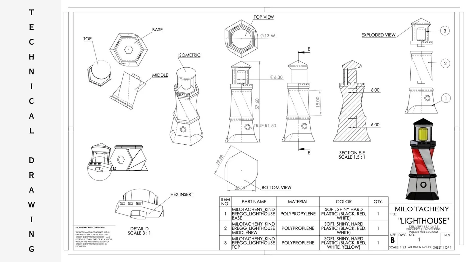 Kinder Egg Lighthouse Toy — slide 5