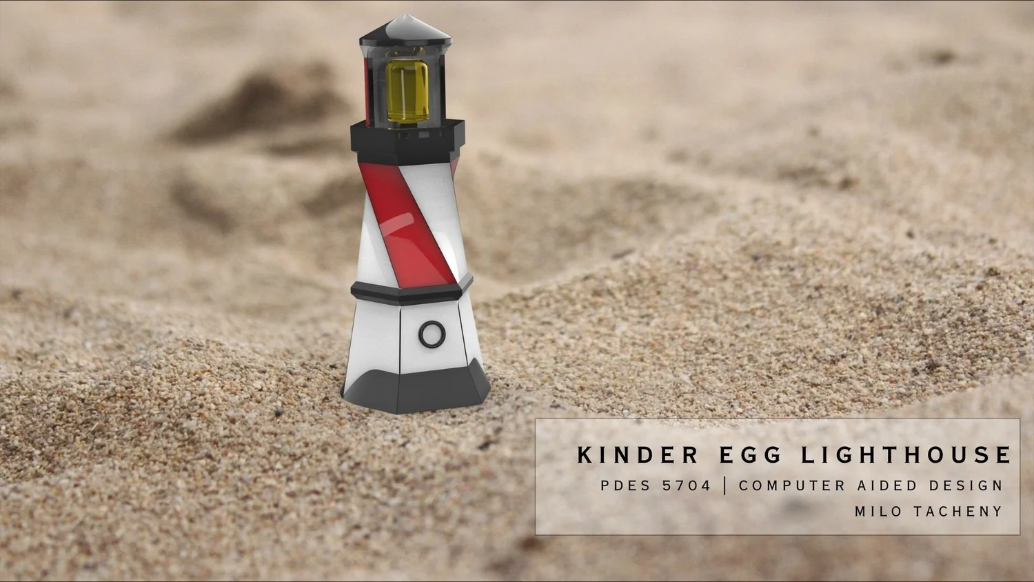 Kinder Egg Lighthouse Toy