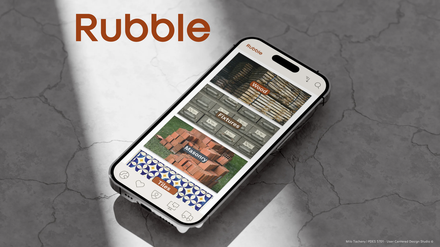 UX / UI Design | Rubble