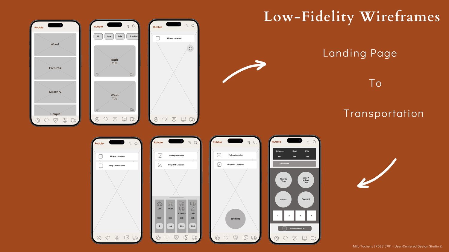 UX / UI Design | Rubble — slide 16