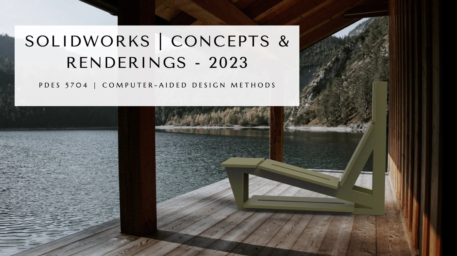 SOLIDWORKS CONCEPTS & RENDERINGS - 2023